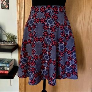 Ladybug Kaleidoscope Skater Mini Skirt with Pockets - Fully Lined…ADORABLE